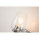 Epsilon 1 Light 6 inch PC Bath Light Wall Light in Polished Chrome